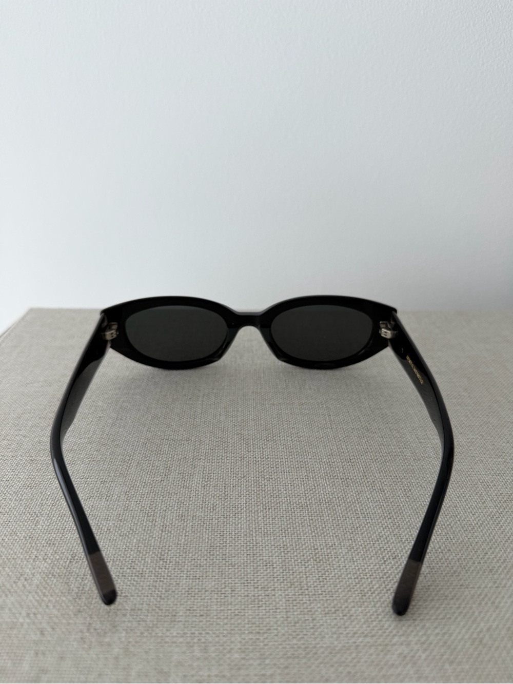 Gentle Monster Black Oval Sunglasses View 3